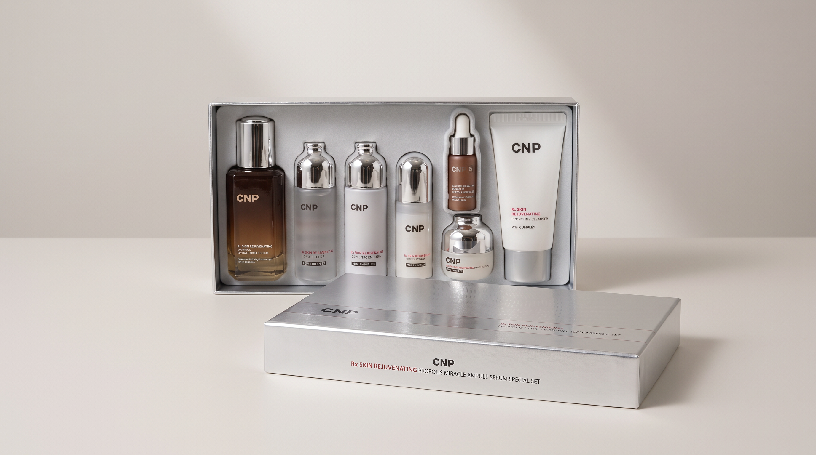 CNP Rx Skin Rejuvenating Propolis Miracle Ampule Serum Special Set